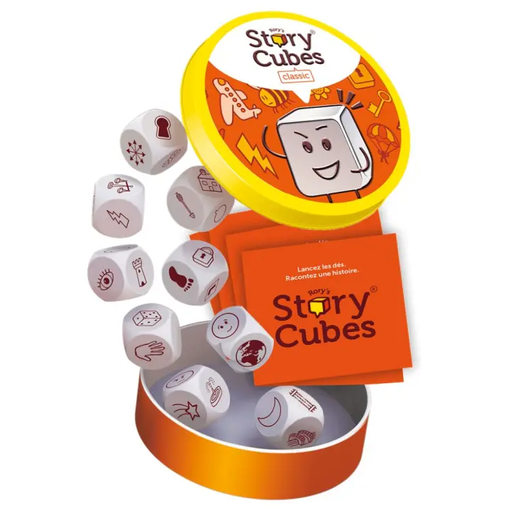 Story Cubes Classic - Juego de Mesa Educativo para Niños y Adultos que Mejora la Fluidez Verbal y Agudiza el Ingenio - 1