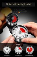 Nuevo Timer De Cocina De Acero Inoxidable Con Alarma Visual Y Magnético 60 Minutos Timer De Cocina Con Alarma Fuerte Y Magnética - details 5