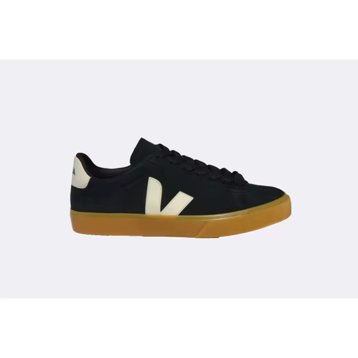 Zapatillas para hombre Veja Campo Bold Suede Black Pierre - 1