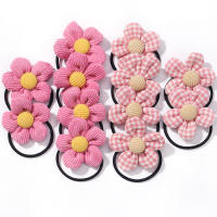 12Pcs Bolsa De Cinturones Elásticos Para Niñas Con Flores Hermosas Accesorios De Cabello Para Niños Amantes De Los Detalles - details 13