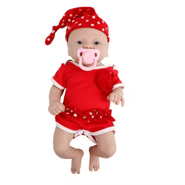 Muñeca Bebé Reborn De Silicona IVITA 14 Pulgadas Coco Sin Pintar Con Pacificador Magnético Muñeca Realista Para DIY Y Juegos Educativos Para Niñas - 1