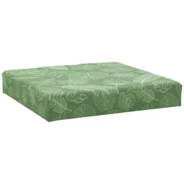 vidaXL Cojines para palés 3 piezas tela Oxford estampado de hojas - 1