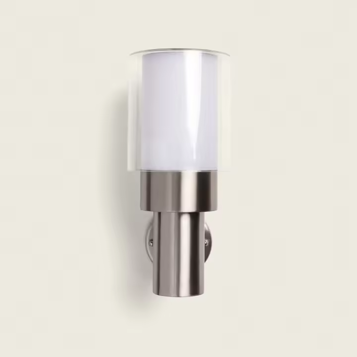 Ledkia Lámpara de Pared Exterior Acero Inoxidable Martin Gris - 1