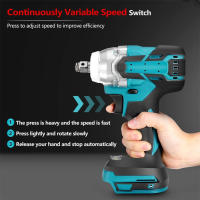 Destornillador Eléctrico Inalámbrico 18V Con Luz LED Y Broca De Impacto Sin Escobillas Para Batería Makita Herramienta De Soldadura Y Reparación - details 2
