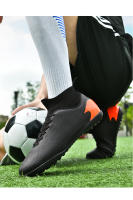 Nuevos Zapatos De Fútbol Para Hombres Entrenamiento Profesional Antideslizantes Para Campo Artificial Botas De Fútbol Con Tela Microfibra Antorcha Media Calf High Rubber Outsole - details 16