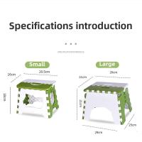 Escalera Plegable Portátil De Plástico Ligero Silla Multifuncional Para Baño Cocina Jardín Silla Plegable Para Exteriores - details 11