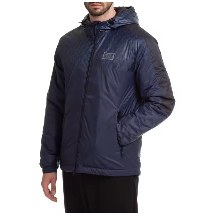 Chaqueta con capucha Emporio Armani EA7 6KPB18 PNR4Z 1554 navy blue - 1