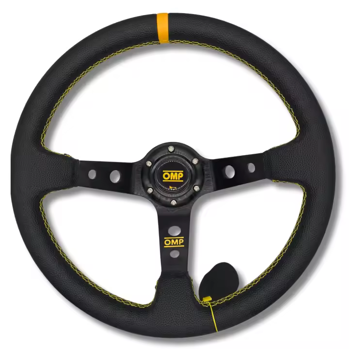 Volante Desplazado Tipo OMP colores a elegir 350mm x 90mm – Nuevo - 1