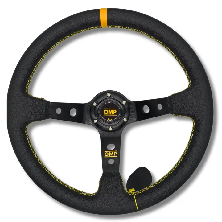 Volante Desplazado Tipo OMP colores a elegir 350mm x 90mm – Nuevo - 1