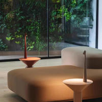 Lámpara De Mesa LED Con Sensor De Toque Luz Nocturna Recargable Sin Cable Para Decoración De Habitación Restaurante Hotel Bar - details 13
