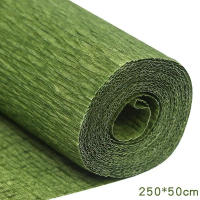 Rollo De Papel De Crepe Colorido Para Origami 50x250cm Papel De Plisado Para Manualidades Flores DIY Envoltura De Regalos Y Decoración - details 10