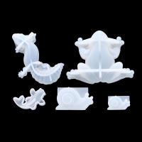 Molde De Silicona Para Resina Epoxy DIY Con Diseño De Rana Lagarto Caracol Molde Pequeño De Animal Para Creación De Manualidades - details 4