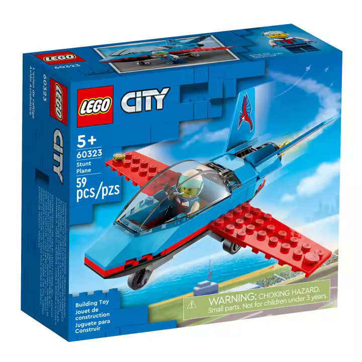 LEGO CITY - AVIÓN ACROBÁTICO, 60323, TIENDA CON LICENCIA OFICIAL - 1