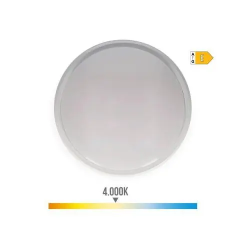 EDM Aplique LED Exterior Circular 18W 1950lm IP54 4000K Ø21x5,7cm - 34720 Aplique led redondo Iluminación Interior Apliques Led - 1