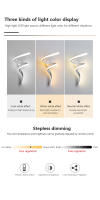 Lámpara De Pared LED Estilo Nórdico Espiral Para Pasillos Y Escaleras Iluminación Interior Para Dormitorio Estudio Corredor - details 2