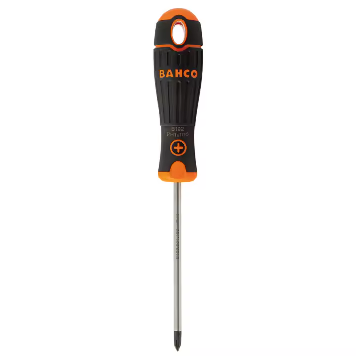 Destornillador Bahco Bahcofit Phillips PH0 75 mm - 1