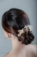 Tocado Floral Maylori para Bodas y Fiestas, Estilo Romántico-Vintage, Hecho en la UE - details 0