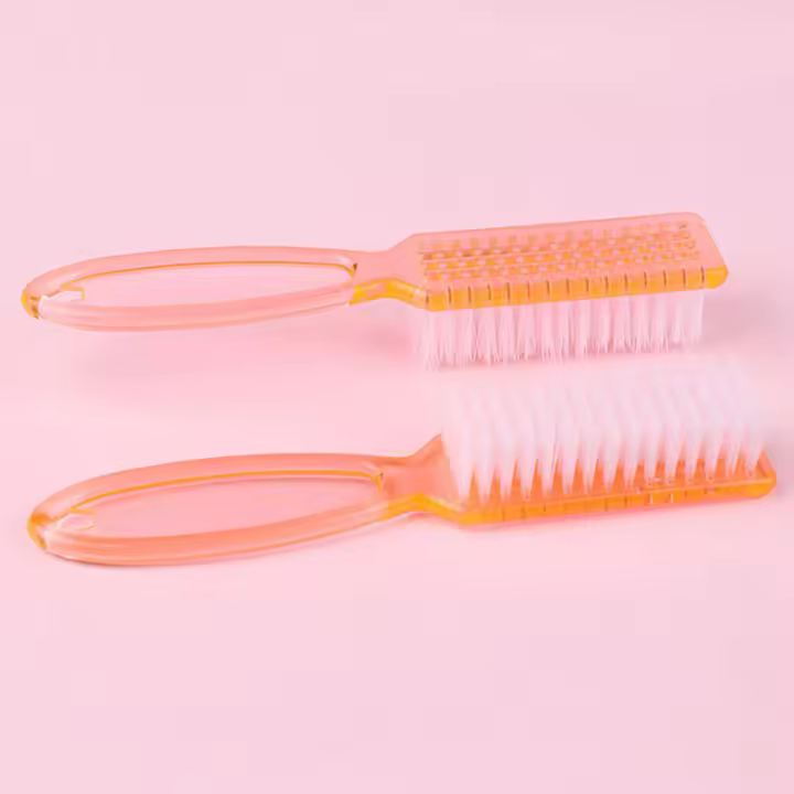 2pcs Cepillo De Uñas Para Limpieza Y Eliminación De Polvo Y Polvo De Acrílico UV Gel Arte De Uñas Accesorios De Cuidado De Uñas - 1