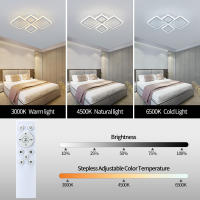Lámpara De Techo LED Moderna Ajustable En Colores Para Dormitorio Y Comedor Instalación En Superficie Control Remoto Incluido - details 4