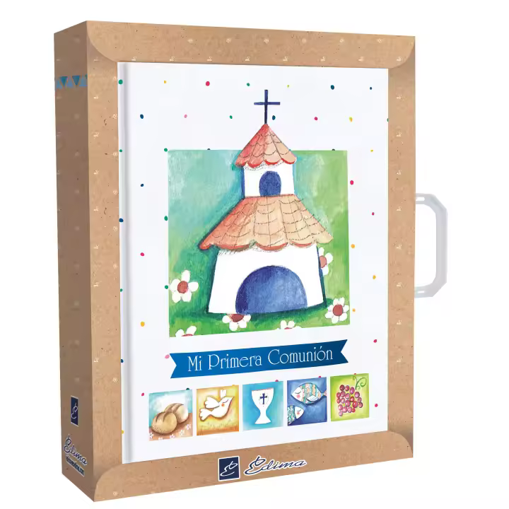 Libro de Comunión Edima iglesia mosaico + maletín - 1