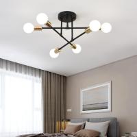 Lámpara Colgante Minimalista Nórdica LED Para Decoración De Habitaciones Y Salones En Negro Y Oro Instalación Sencilla Sin Certificación - details 6