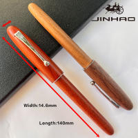 Bolígrafo De Tinta JINHAO 9026 De Madera De Rosado Natural Regalo Elegante Para Escritorio Tipo De Punta De Acero Inoxidable - details 1