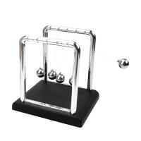 Newton's Cradle Balanza De Bolas De Acero Pendulo De Ciencia Y Física Decoración De Escritorio Metal Bola De Equilibrio - details 2