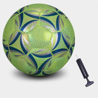 1 Pc Balón De Fútbol LED Reflectante Para Entrenamiento Adultos Material PVC Luminoso Y Fluorescente Sin Inflar - details 5