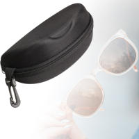 Estuche De Protección Para Gafas De Sol Portátil Con Cierre De Cremallera Y Gancho Adecuado Para Gafas De Sol Y Lectura Unisex - details 0