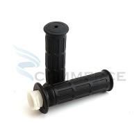 Manija Universal Para Motocicleta GRIP Throttle Para HONDA CG110 CG125 JX125 CB125S SL100 SL125 XL100 XL125 XL175 CT90 C70 Antideslizante De Goma No Slip - details 0