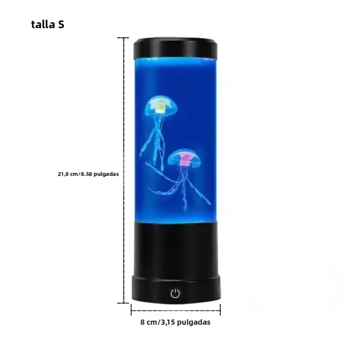 Lámpara De Medusa JELLYFISH RGB LED Para Decoración De Hogar Y Dormitorio Luz Nocturna Del Océano Regalo De Cumpleaños Para Niños - 1
