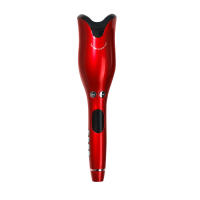 Rizador inteligente de Cerámica con Iones negativos, rizador automático de Cristal líquido perezoso, rizador Automático with Pantalla LED, rizador de Cabello de temperatures Constant, Diseño de Doble aislamiento, apagado automático de segregación, Blanco - details 2