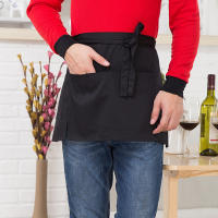 Delantal Corto Para Cintura Para Hotelería Restaurante Café Uniformes De Waiters Y Waitresses Multicolor Resistente a La Suciedad Sin Mangas Estilo Sencillo Para Limpieza - details 9