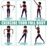 Kit De Barril De Pilates Con Bandas De Resistencia Multifuncional Para Gimnasio Doméstico Portátil Ejercicios De Complejidad Baja Para El Cuerpo Completo - details 15