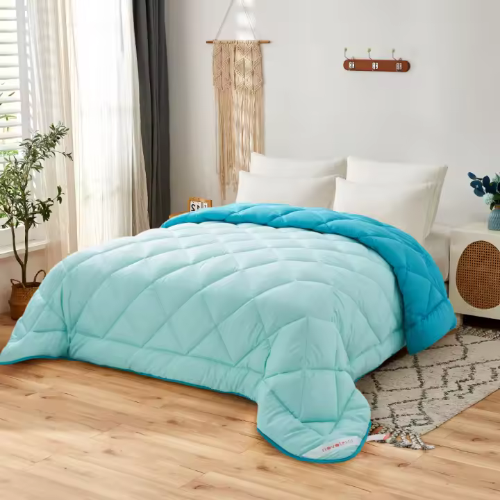Edredón Nórdico Bicolor Novotextil - Largo 270cm - Cama 90-180 - Relleno Fibra Siliconada 350gr/m2 - Microfibra Premium - Suave - 1