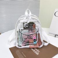 Mochila Grande De Transparencia En Gel Para Moda Bolsa De Compras Estilo Juego Material Principal No Tejido Línea De Color - details 24