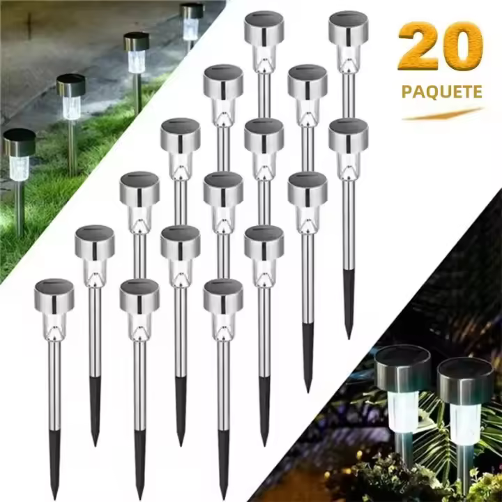 Lámparas De Jardín Solar Exterior Impermeables Para Paisaje Camino Patio Decorativas Autónomas LED Bulbo Incluido Moderno - 1