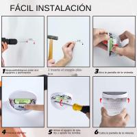 Luces Solares LED Para Valla Exterior Impermeables Luz De Pared Para Jardín Camino Y Terraza Decorativas Material ABS Fuente De Energía Solar - details 3