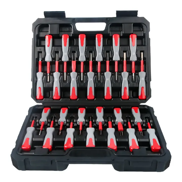 Kit De Herramientas Para Eliminación De Terminales 26 Pcs Universal Para Desconectores De Enchufe De Cable De Vehículo - 1