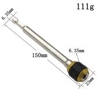 Larga Cabeza Pop-up Desbloqueo Rápido Auto-locked Hexagonal Manija Extensión De Barras Herramienta Destornillador Convertidor Para Taladro Eléctrico - details 2