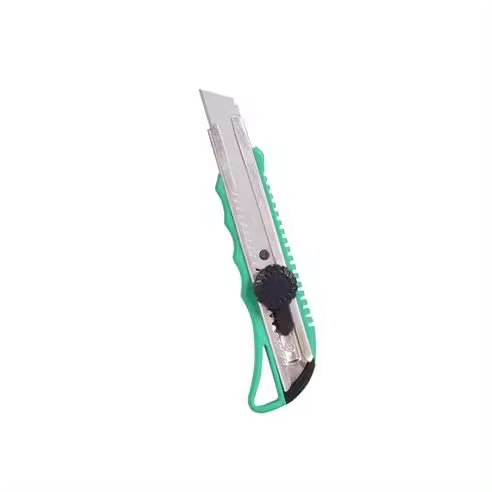 FABRILAMP Cúter Preciso Verde 18mm Retráctil | Guía de Acero Inoxidable - 1