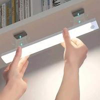 Lámpara LED Recargable Por Sensor De Movimiento 1PC Luz Nocturna Wireless Para Armario Escalera Instalación Self-Contained Incluye Batería Y Bulbo - details 0