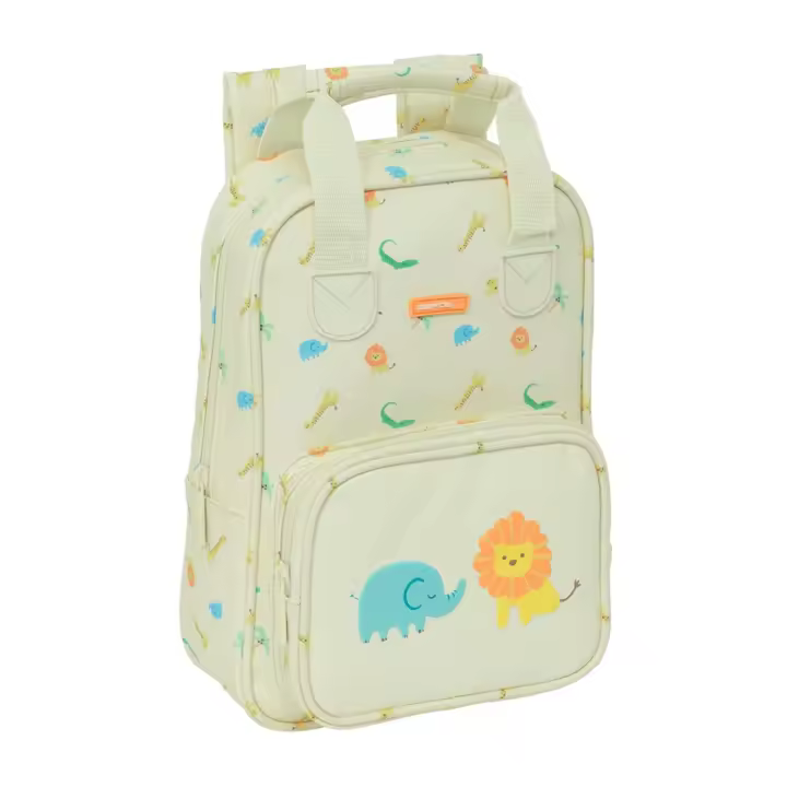 Mochila Selva Infantil Con Asas Facil Limpieza Safta Preescolar 20X28X8 Cm (642458765) - 1