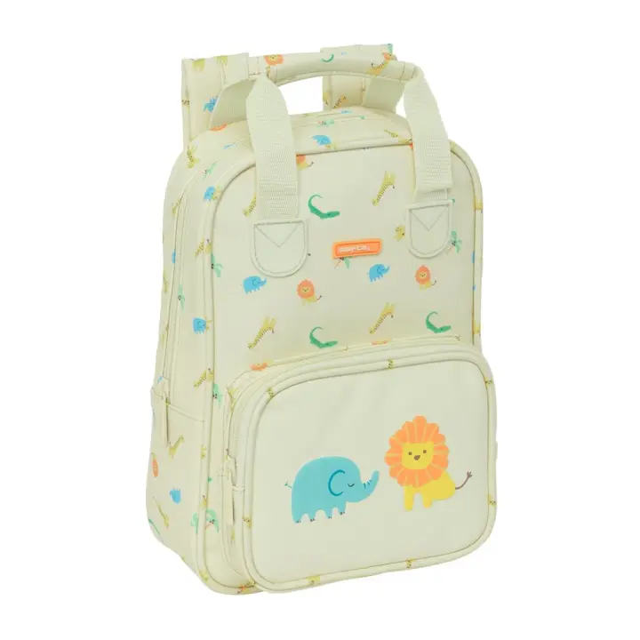 Mochila Selva Infantil Con Asas Facil Limpieza Safta Preescolar 20X28X8 Cm (642458765) - 1