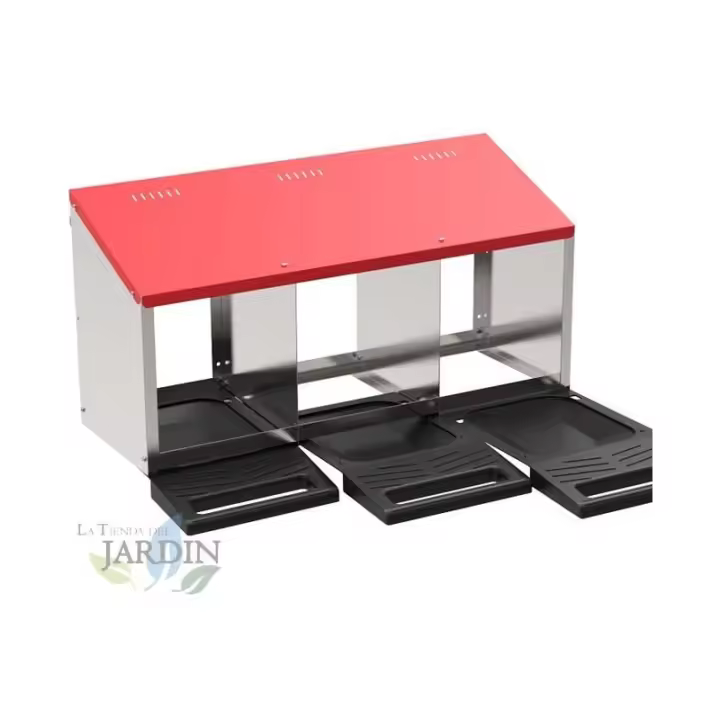 Suinga Nido Interior Gallinas 78x45x46 Cm - Bandeja Extraíble y Fácil Limpieza - 1