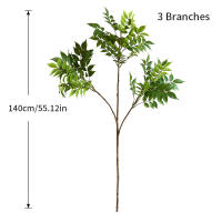 Planta Artificial De Figo Grande 76-140cm Hojas Verdes De Plástico Para Decoración De Jardín Y Exterior Estilo Tropical - details 15
