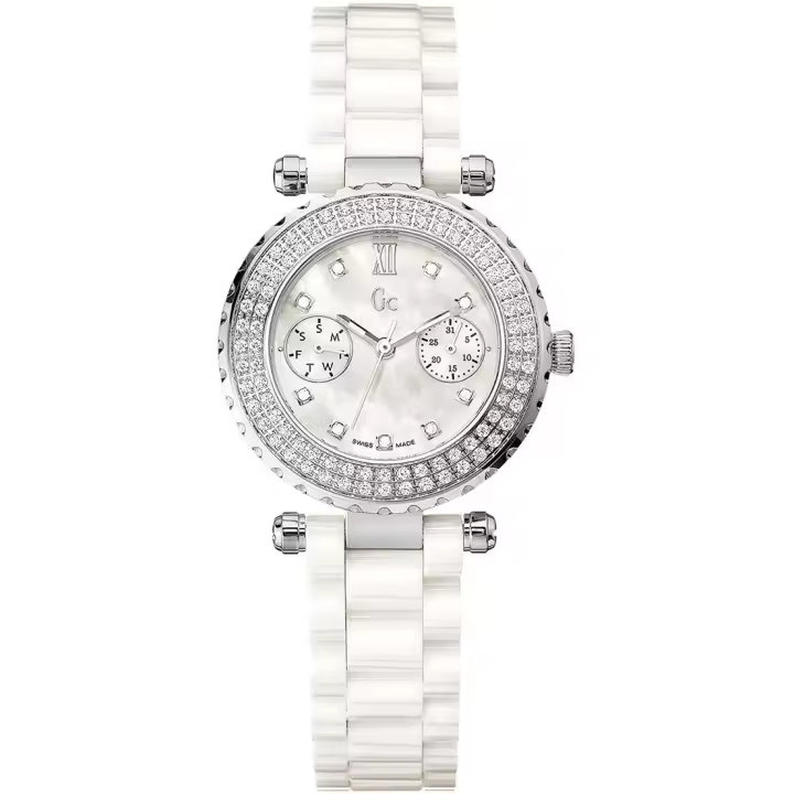 Guess Reloj Análogico-Digital para Womens de Automático con Correa en Cloth S0314363 - 1