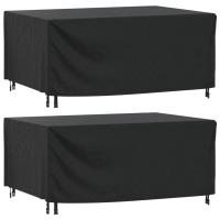 vidaXL Cubiertas de muebles jardín 2uds impermeable 420D en dimensiones 172x113x73 cm/140x70x90 cm/250x210x90 cm y más | almacenamiento funcional diseño moderno para baño dormitorio sala - details 0