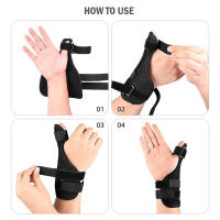 Soporte De Muñeca Con Tendón Removible Para Esguince De Muñeca Guante Auxiliar Para Dedos Tratamiento De Carpal Tunnel - details 5