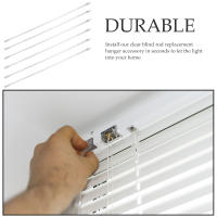 6 Pcs Varilla De Cierne De Cortina Veneciana Repuesto Para Cepillo De Cortina Con Gancho Acrílico Para Ventana - details 0